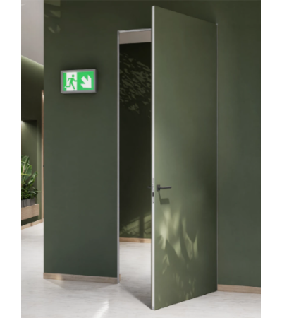 Nematomos ir berėmės durys siūlomos kelių variantų: kaip vienvėrės, dvivėrės, priešgaistrinės nuo grindų iki lubų, vienvėrės su