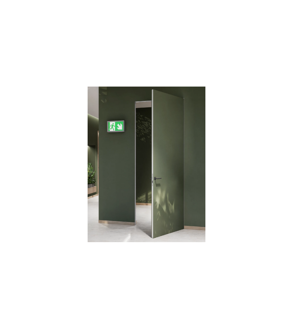 Nematomos ir berėmės durys siūlomos kelių variantų: kaip vienvėrės, dvivėrės, priešgaistrinės nuo grindų iki lubų, vienvėrės su