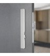 Patraukiama Durų Rankena SECRET Su Integruotu Užraktu Balta