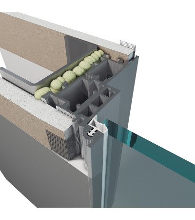 TBL nematomos stiklinės durys